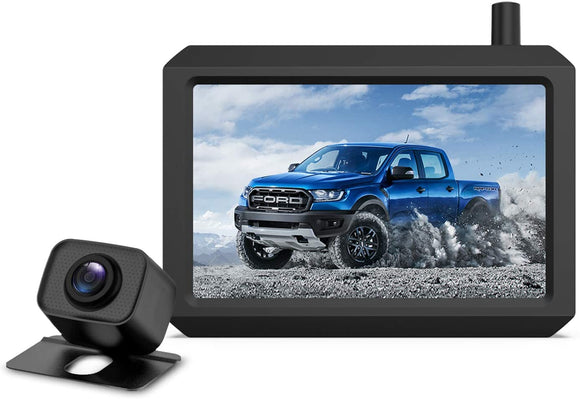 Upgrade 720P Digital Wireless Backup Camera,2 Cameras Channel Support, AUTO VOX W7PRO 5