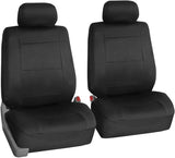 FH Group FB083GRAY115 Full Set Seat Cover (Neoprene Waterproof Airbag Compatible and Split Bench Gray)