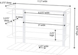 Household Essentials White Double Basket Organizer | Mounts to Solid Cabinet Doors or Walls