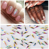 Nail Art 8ml WIPE-OFF Rhinestone Glue Gel Adhesive/2pcs + Rhinestone Pickup Pen Tools for Gem Stones Jewelry Diamond Beads (LED Lamp Cure Needed) + LED Glue Brush Tools/3pcs