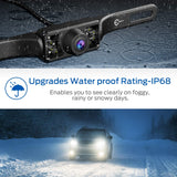 Backup Camera, Esky Ultra-Clear Night Vision Car Reverse Camera with 7 Bright LED Lights, IP68 Waterproof Rear View Universal Car Camera, 170° Perfect Wide View Angle HD Back Up Camera for Car/Truck