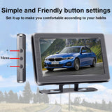 AMTIFO A2 HD 1080P Car Backup Camera with 4.3 Inch Monitor,Easy Installation System for Cars,Trucks,SUVs,Vans,LED Lights Clear Night Vision,DIY Guide Lines