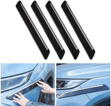 ATMOMO 4 Pcs Auto Car Body Bumper Guard Protector Sticker Anti-rub Bar Strip Car Bumper Strips