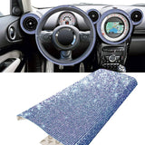 YGMONER Bling Crystal Rhinestone DIY Car Decoration Sticker, Available in Eleven Colors! 9.4 x 7.9'' (Light Black)