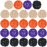 DomeStar Rattan Ball, 24PCS 2 Inch Decorative Balls Orbs Vase Bowl Fillers