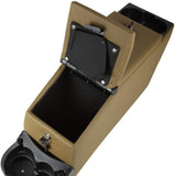 RAMPAGE PRODUCTS 31617 Deluxe Locking Center Console for 1976-1983 Jeep CJ & Wrangler YJ, Spice Denim, Denim Spice