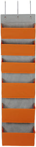 Household Essentials 2168-1 Over-the- Over-the-Door Organizer, Orange