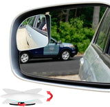 Ampper Blind Spot Mirror, 2" Round HD Glass Convex Rear View Mirror, Pack of 2