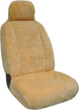 Eurow Sheepskin Seat Cover, 56 by 23 Inches, Gray