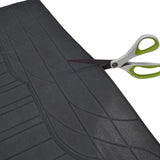 Heavy Duty 5pc Front & Rear Rubber Mats w/Trunk Liner - All Weather Protection - Universal Car Truck SUV - Black