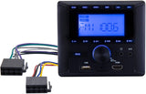 RecPro RV Stereo AM/FM Radio with Bluetooth | Aux-in | HDMI | 4-Channel Audio | RV Sound System