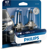 Philips H7 CrystalVision Ultra Upgraded Bright White Headlight Bulb, 2 Pack