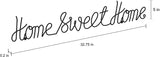 Lavish Home Metal Sweet Cursive Cutout Sign-3D Word Art Home Accent Decor-Perfect for Modern Rustic or Vintage Farmhouse Style