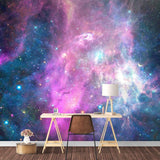 SIGNFORD Wall Mural Galaxy Removable Wallpaper Wall Sticker for Bedroom Living Room - 100x144 inches