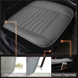 Big Ant 2 Pack Car Seat Cushions Interior Seat Covers Cushion Pad Mat for Auto Supplies Office Chair with Breathable PU Leather(Gray)