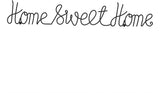 Lavish Home Metal Sweet Cursive Cutout Sign-3D Word Art Home Accent Decor-Perfect for Modern Rustic or Vintage Farmhouse Style