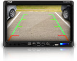 Pyle Backup Rear View Car Camera Screen Monitor System - Parking & Reverse Safety Distance Scale Lines, Waterproof, Night Vision, 170° View Angle, 7" LCD Video Color Display for Vehicles - (PLCM7700)