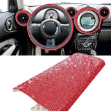 YGMONER Bling Crystal Rhinestone DIY Car Decoration Sticker, Available in Eleven Colors! 9.4 x 7.9'' (Light Black)