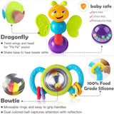 10pcs Baby Rattle Toys, Infant Shaker, Teether, Grab and Spin Rattles, Musical Toy Set, Early Educational, Newborn Baby Gifts for 0, 3, 6, 9, 12 Months, Girls, Boys