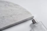 Simple Tile - Genuine Marble Corner Shelf for Bathroom Shower Wall, 9"X9"X3/4", Both Sides Polished (CWMT9SHE - Carrara White)