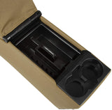 RAMPAGE PRODUCTS 31617 Deluxe Locking Center Console for 1976-1983 Jeep CJ & Wrangler YJ, Spice Denim, Denim Spice