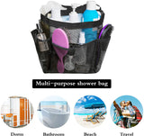 Attmu Mesh Shower Caddy for College Dorm Room Essentials, Hanging Portable Shower Tote Bag Toiletry for Bathroom Accessories