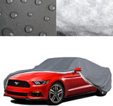 OxGord 7 Layer Waterproof Car Covers w/Fleece Inner Lining - Fits up to 204 Inches - Heavy Duty All Weather Car Accessories for Automobiles in & Outdoor Auto Cover Protection