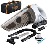 Portable Car Vacuum Cleaner: High Power Corded Handheld Vacuum w/ 16 foot cable - 12V - Best Car & Auto Accessories Kit for Detailing and Cleaning Car Interior