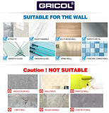 Gricol Bathtub Shower Corner Shelf Adhesive 2 Pack