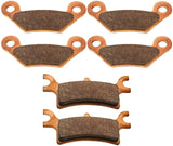 Zinger Auto Parts Brake Pads for Polaris 2005-2012 330 Trail Boss/ 500 Scrambler + 2003-2008 500 Sportsman 4X4 + Magnum 4X4 Trail Blazer Xpedition 400 500 600 700 800 Sportsman EFI