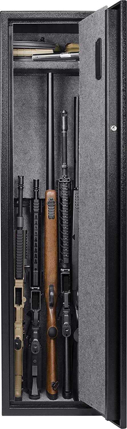 New Barska Large Quick Access Keypad Rifle Safe Cabinet 4.3 Cubic Feet