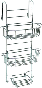 Zenna Home, Chrome 7803SS, Over-The-Shower Door Caddy