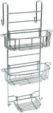 Zenna Home, Chrome 7803SS, Over-The-Shower Door Caddy