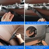 Car Handbag Holder, Leather Large Capacity Organizer for Purse Cache and Paper Towels Storage Bag, Back Seat Barrier for Kid and Pet -Black(Basic)