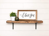 Peaceful Classics Rustic Floating Shelf | Wall Mounted Shelves Storage for Bedroom, Kitchen, Bathroom, Living Room (5 Ft.)