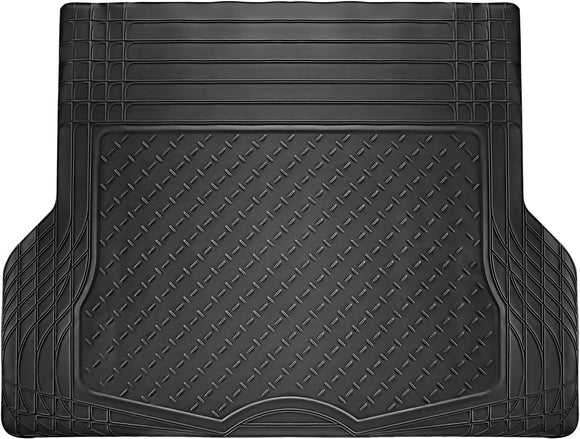 OxGord WeatherShield HD Rubber Trunk Cargo Liner Floor Mat, Trim-to-Fit for Car, SUV, Van, Trucks Black