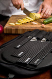 Professional Knife Edge Guards - 11 Piece Universal Blade Covers - Extra Strength, ABS Plastic and BPA-Free Felt Lining, non-Toxic and Food Safe - Knives Not Included