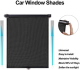 YAADUO Car Roller Sunshade, Retractable Car Window Shade for Side Window Blocks Harmful Sun Glare and Heat