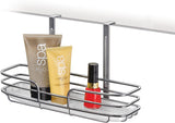 Lynk Over Cabinet Door Organizer - Single Shelf - w/Molded Tray - Chrome