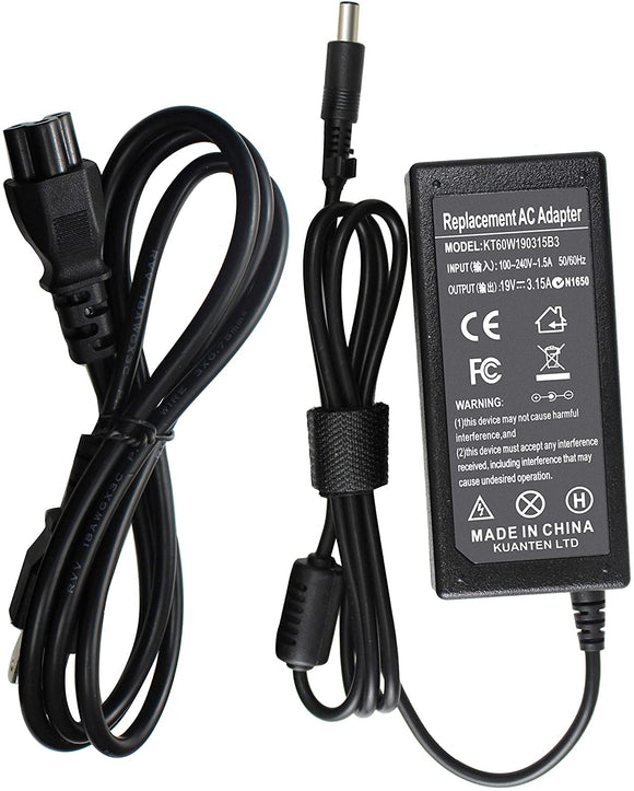 60W 19V 3.15A Laptop Charger for Samsung NP300E4C NP300E4E NP300E5A NP300E5C NP300E5E NP300V5A NP305E5A NP305E7A NP305V5A NP350U2A NP350V5C NP355E5C NP355V5C NP365E5C[Flyten]