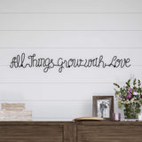 Lavish Home Metal Sweet Cursive Cutout Sign-3D Word Art Home Accent Decor-Perfect for Modern Rustic or Vintage Farmhouse Style