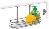 Lynk Over Cabinet Door Organizer - Single Shelf - w/Molded Tray - Chrome