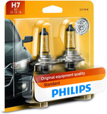 Philips H7 CrystalVision Ultra Upgraded Bright White Headlight Bulb, 2 Pack