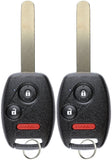 KeylessOption Keyless Entry Remote Control Car Key Fob Replacement for CWTWB1U545 (Pack of 2)