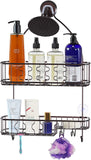 SimpleHouseware Bathroom Hanging Shower Head Caddy Organizer, Chrome (26 x 16 x 5.5 inches)