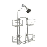 Zenna Home Expandable Over-The-Shower Caddy, Chrome