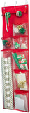 Honey-Can-Do SFT-08359 Red Over The Door Gift Wrap Organizer