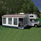 CAREFREE-211800A Buena Vista+ RV Awning Room Fits 18'-19' RV Awnings, Gray with Dark Gray Trim