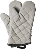 Oven Mitts 1 Pair of Quilted Cotton Lining - Heat Resistant Kitchen Gloves