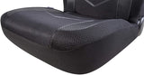 PIC AUTO High Back Car Seat Covers - Sports Carbon Fiber Mesh Design, Universal Fit, Airbag Compatible (Black)